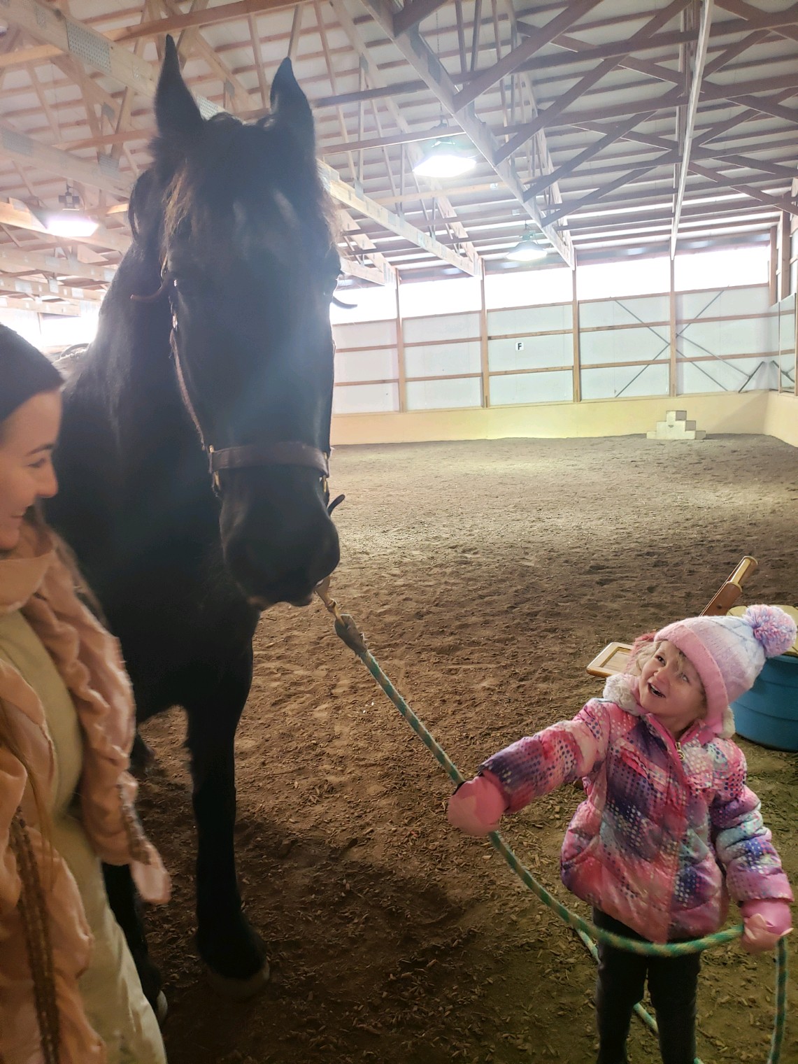 Boriana trains foster kids on how to interact with horses