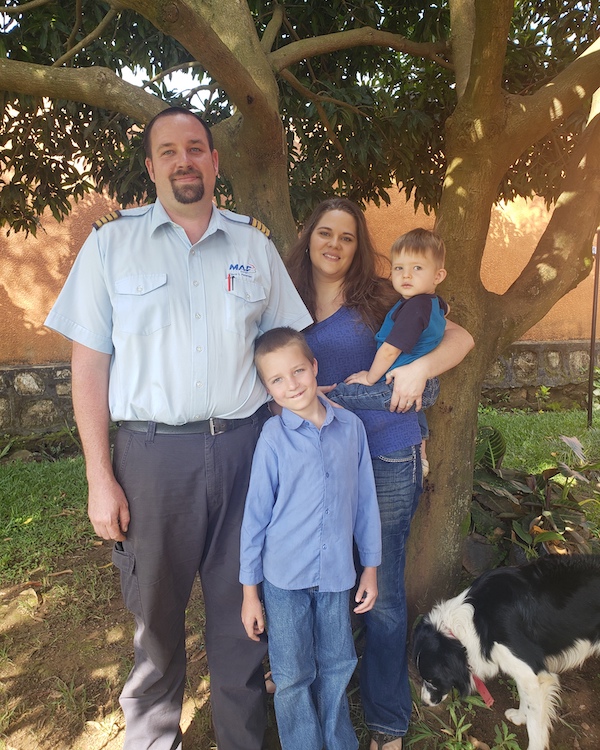 David and Ashley Petersen live in the Congo with their two sons.