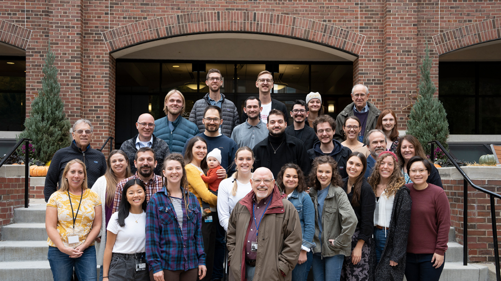 Moody Bible Institute Dr. Michael Rydelnik Michael with students and alumni