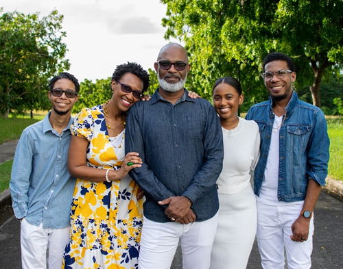 Moody Theological Seminary graduate Derek Ward and family